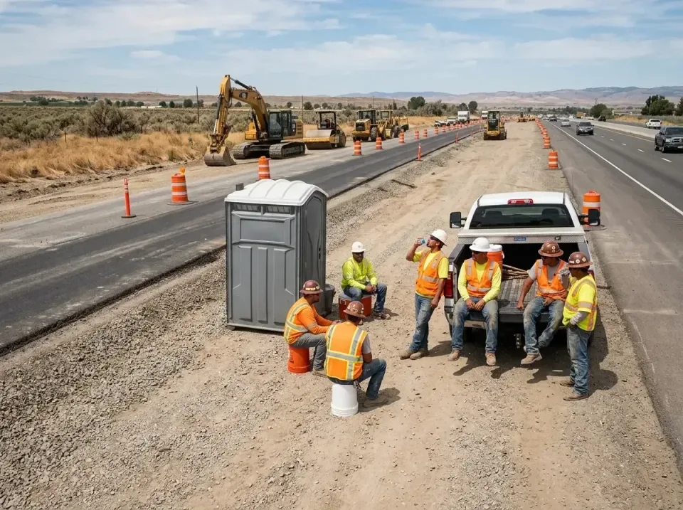 highway-road-construction-crew-007 — frequently asked questions, Porta Potty and Restroom Rentals in Clinton, SC